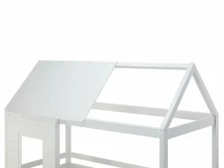Sale Vente-unique Literas cabaña 2 x 90 x 190 cm en Pino y MDF en color - LIDOVARA Blanco