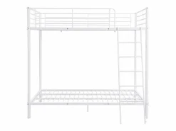Online Vente-unique Literas de metal GEMINI (2 x 140 x 190 cm) Blanco