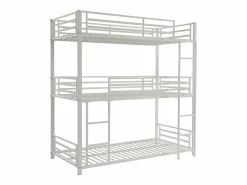 Best Literas triples 3 x 90 x 190 cm metal - ELOUAN III Cama Litera