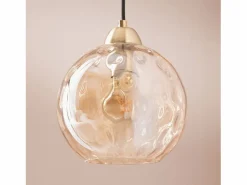 Clearance Ledkia Lámpara Colgante Cristal Cornelio Ámbar Multicolor