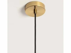 Clearance Ledkia Lámpara Colgante Cristal Cornelio Ámbar Multicolor