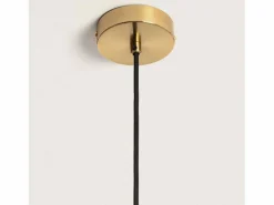 Clearance Ledkia Lámpara Colgante Cristal Cornelio Ámbar Multicolor