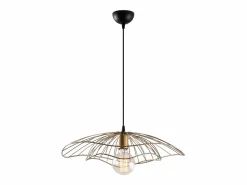 OZAIA Lámpara colgante de alambre metálico - D. 50 x H. 30/110 cm - Oro - ATHERIA