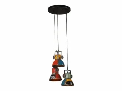Lámpara colgante de colores 25 W E27 30x30x100 cm ES468998