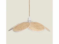 Hot Ledkia Lámpara Colgante Ratán Nirvana Trenzado Natural Multicolor