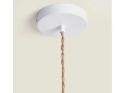 Hot Ledkia Lámpara Colgante Ratán Nirvana Trenzado Natural Multicolor