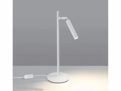 Discount Sollux Lighting Lámpara de escritorio Brill moderno de acero - 1 fuentes luminosas 4000K - L.14 x A.43 cm - Blanco