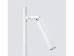 Clearance Sollux Lighting Lámpara de escritorio Brill moderno de acero - 1 fuentes luminosas 3000K - L.14 x A.43 cm - Blanco