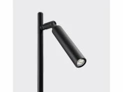 Outlet Sollux Lighting Lámpara de escritorio Brill moderno de acero - 1 fuentes luminosas 4000K - L.14 x A.43 cm - Negro
