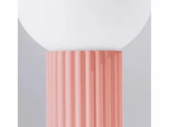 Sollux Lighting Lámpara De Escritorio Halo Moderno De Aluminio/Vidrio - 1 Fuentes Luminosas - L.12 X A.19 Cm - Durazno