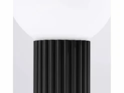 Clearance Sollux Lighting Lámpara De Escritorio Halo Moderno De Aluminio/Vidrio - 1 Fuentes Luminosas - L.12 X A.19 Cm - Negro