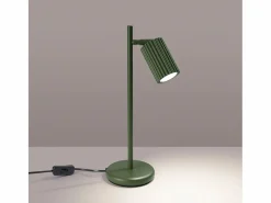 Sollux Lighting Lámpara De Escritorio Karbon Minimalista De Aluminio - 1 Fuentes Luminosas - L.14,5 X A.43 Cm - Oliva