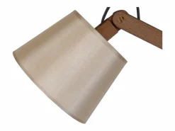 Outlet Lámpara de Escritorio ,madera,Gris ,A45xD16xP16 cm Lámpara De Escritorio