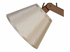TOSEL Lámpara de Escritorio ,madera,Gris ,A45xD18xP18 cm