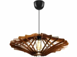 Best OZAIA Lámpara de MDF - D. 59 x Alt. 55 cm - Marrón - FARITA Color natural oscuro