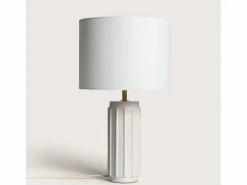 Clearance Ledkia Lámpara de Mesa de Cerámica Corbusier Blanco