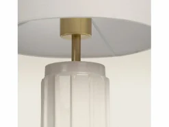 Clearance Ledkia Lámpara de Mesa de Cerámica Corbusier Blanco