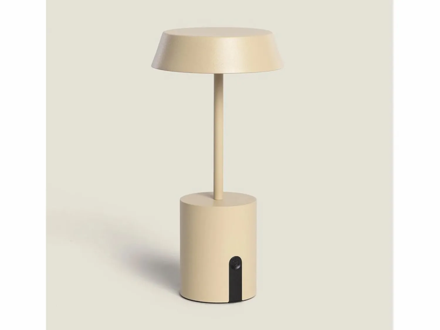 Clearance Ledkia Lámpara de Mesa LED Metal Inalámbrica para Exterior Ula Beige