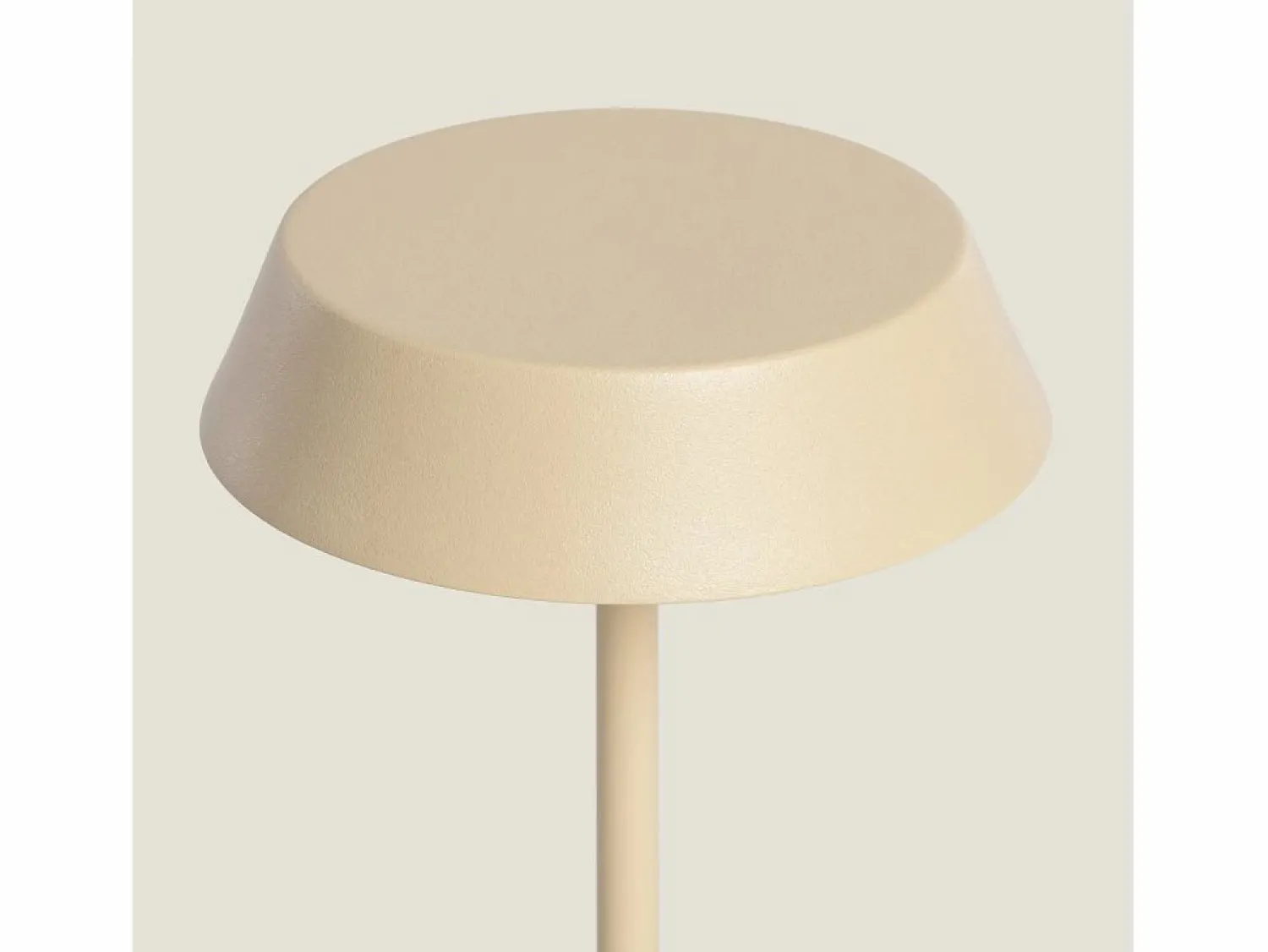 Clearance Ledkia Lámpara de Mesa LED Metal Inalámbrica para Exterior Ula Beige