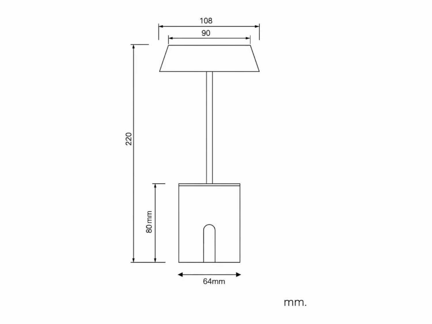 Clearance Ledkia Lámpara de Mesa LED Metal Inalámbrica para Exterior Ula Beige