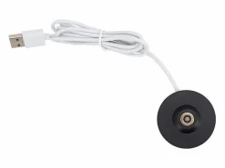 Online Lámpara de mesa recargable Zafferano Angelina: inalámbrica, cabezal ajustable, control táctil, diseño interior moderno, color . Negro