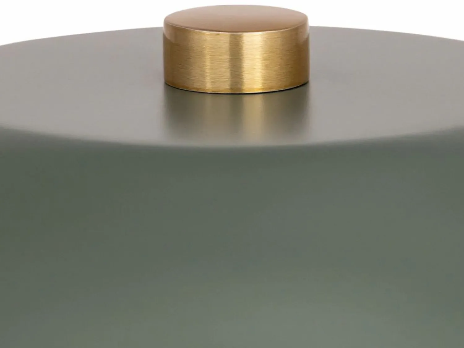 Clearance OZAIA Lámpara de mesa tipo seta de metal, D. 26 x Alt. 39 cm, , WINDY Verde