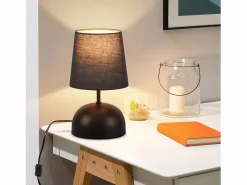Outlet Lámpara de mesita de noche , juego de 2, cable , tela pequeña, diseño moderno Lámpara De Mesa
