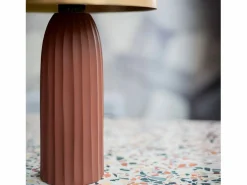 Sale Lámpara de metal terracota y dorado - Joy Lámpara De Mesa