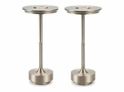 Outlet Lámpara de noche inalámbrica , lámpara de mesa LED a batería, lámpara táctil regulable con batería recargable por USB, paquete de 2 Lámpara De Mesa