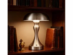 NETTLIFE Lámpara de noche LED , táctil, regulable, inalámbrica, con batería, vintage, recargable por USB