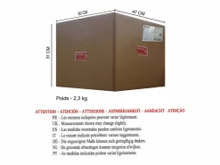 Outlet Lámpara de noche ,vidrio, ,A36xD30xP30cm Lámpara De Mesa