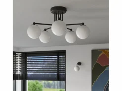 Outlet Sollux Lighting Lámpara de pared Bealy minimalista de acero/vidrio - 1 fuentes luminosas 3000K - L.10 x A.21 cm - /blanco Negro