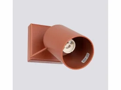 Discount Sollux Lighting Lámpara de pared Briix moderno de acero - 1 fuentes luminosas 4000K - L.8 x A.8 cm - ocre Rojo