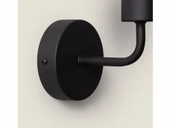 Lámpara de Pared de Metal Jayso Negro Aplique Para Pared