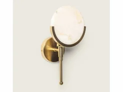 Ledkia Lámpara de Pared de Metal y Cristal Frome