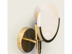 Ledkia Lámpara de Pared de Metal y Cristal Frome