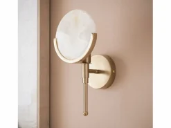 Ledkia Lámpara de Pared de Metal y Cristal Frome