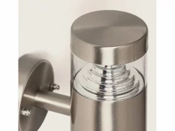 Ledkia Lámpara de Pared Exterior LED 5W Acero Inoxidable Inti 4000K Blanco Neutro
