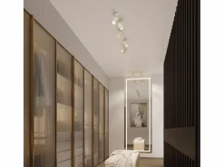 Discount Lámpara de pared Gloow minimalista de aluminio - 1 fuentes luminosas 4000K - L.8 x A.8 cm - Aplique Para Pared