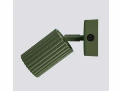 Sollux Lighting Lámpara de pared Gloow minimalista de aluminio - 1 fuentes luminosas 3000K - L.8 x A.16 cm - oliva