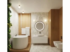 Sollux Lighting Lámpara De Pared Halo Moderno De Aluminio/Vidrio - 1 Fuentes Luminosas - L.12 X A.12 Cm - Gris Pardo