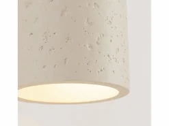 Best Sollux Lighting Lámpara de pared Orbis industrial de concreto - 1 fuentes luminosas - L.10 x A.10 cm - Beige