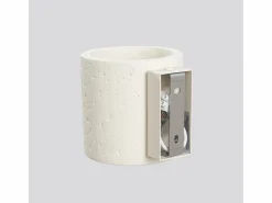 Best Sollux Lighting Lámpara de pared Orbis industrial de concreto - 1 fuentes luminosas - L.10 x A.10 cm - Beige