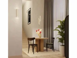 Online Sollux Lighting Lámpara de pared Toris desván de acero - 2 fuentes luminosas 4000K - L.6 x A.30 cm - Beige