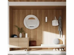 Outlet Lámpara de pared Torow minimalista de acero - 1 fuentes luminosas 4000K - L.10 x A.21 cm - Aplique Para Pared