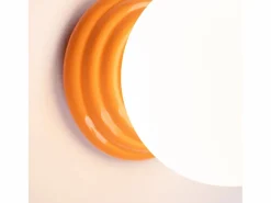 Discount Lámpara de pared Zori minimalista de cerámica/vidrio vidriado - 1 fuentes luminosas - L.12 x A.12 cm - Aplique Para Pared