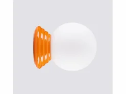Discount Lámpara de pared Zori minimalista de cerámica/vidrio vidriado - 1 fuentes luminosas - L.12 x A.12 cm - Aplique Para Pared