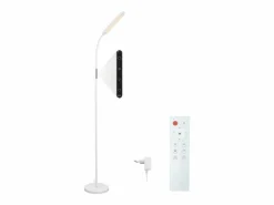 New NETTLIFE Lámpara de pie LED para sala de estar, regulable, blanca, 11 W, flexible, 360°, para sofá Blanco