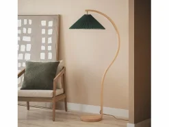 Hot Ledkia Lámpara de Pie Madera Luanda Verde