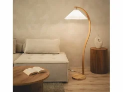 Discount Lámpara de Pie Madera Luanda Lámpara De Pie
